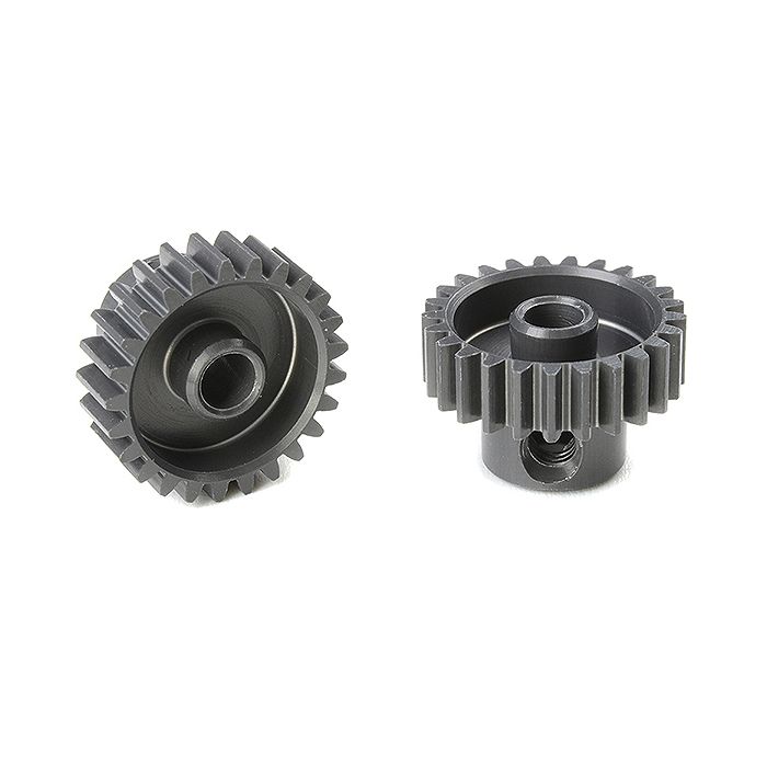 Corally 48 Dp Pinion Short Hard Anodised Al7075 25 Teeth Shaft Dia. 3.17mm