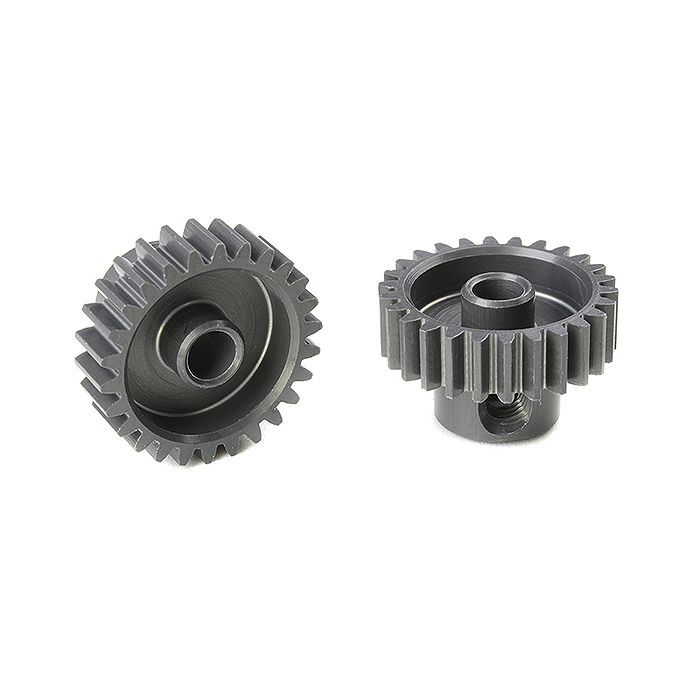 Corally 48 Dp Pinion Short Hard Anodised Al7075 26 Teeth Shaft Dia. 3.17mm