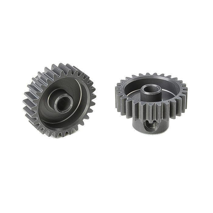 Corally 48 Dp Pinion Short Hard Anodised Al7075 27 Teeth Shaft Dia. 3.17mm