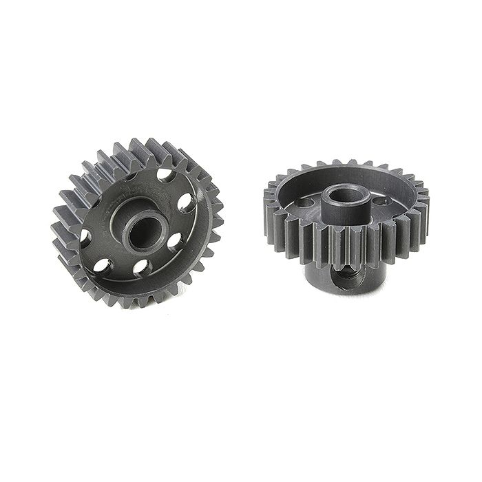 Corally 48 Dp Pinion Short Hard Anodised Al7075 28 Teeth Shaft Dia. 3.17mm