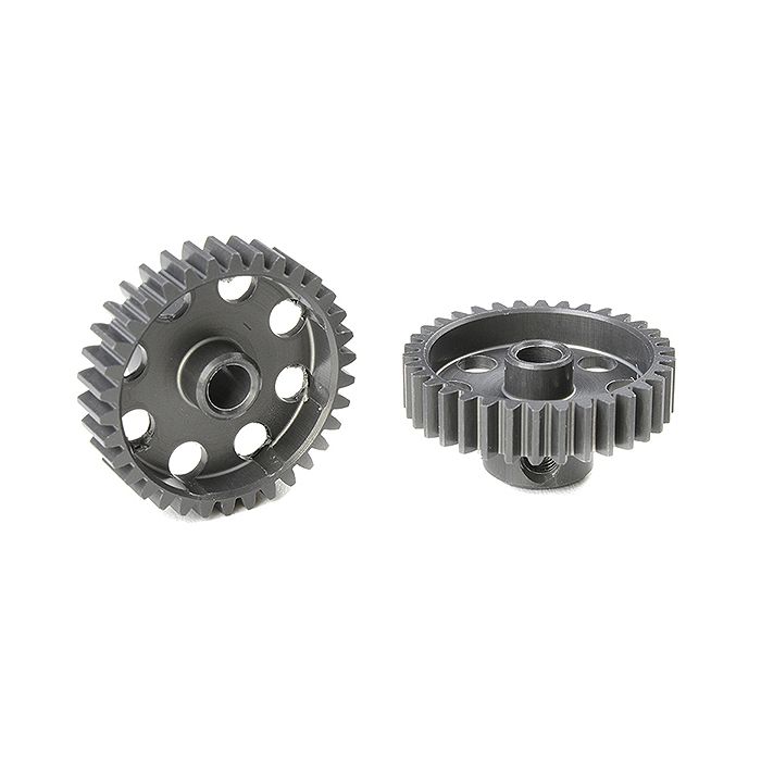 Corally 48 Dp Pinion Short Hard Anodised Al7075 34 Teeth Shaft Dia. 3.17mm
