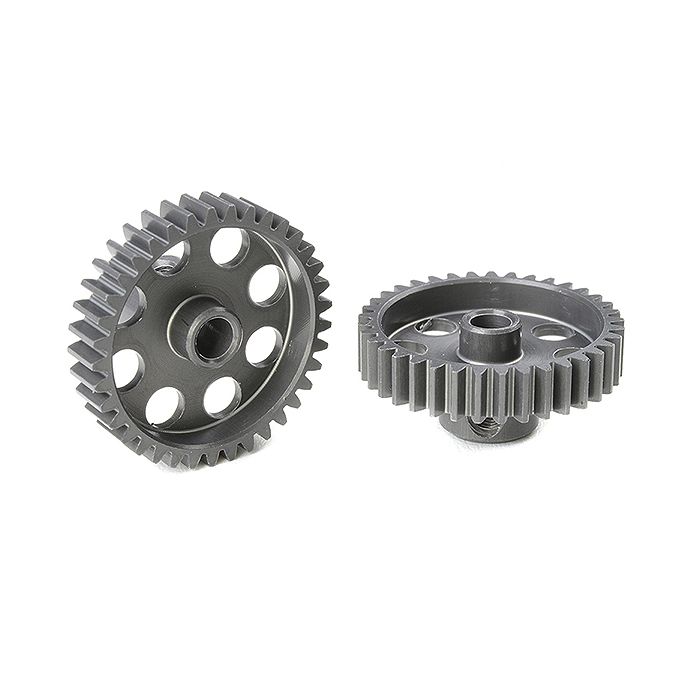 Corally 48 Dp Pinion Short Hard Anodised Al7075 37 Teeth Shaft Dia. 3.17mm