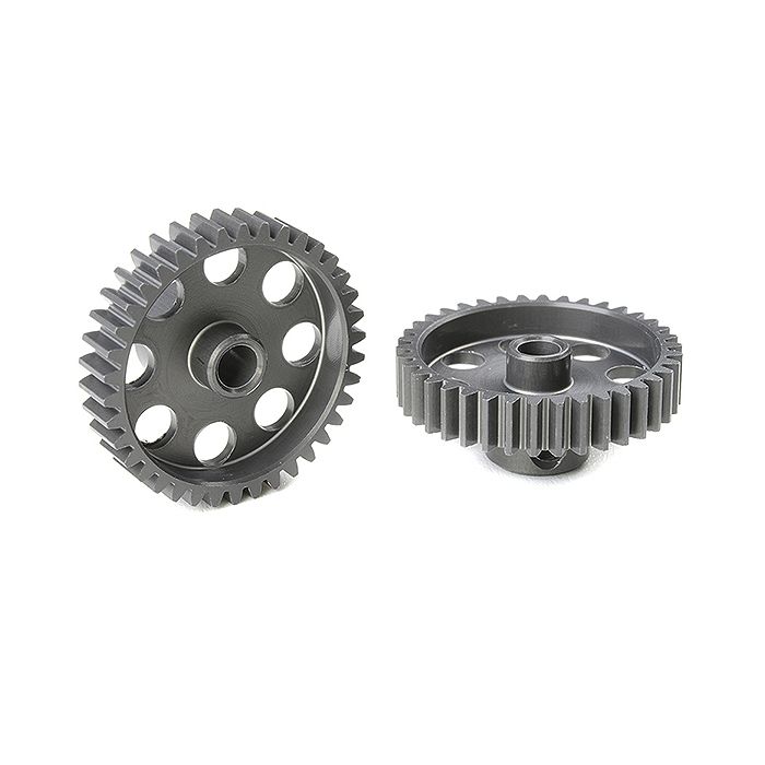 Corally 48 Dp Pinion Short Hard Anodised Al7075 38 Teeth Shaft Dia. 3.17mm