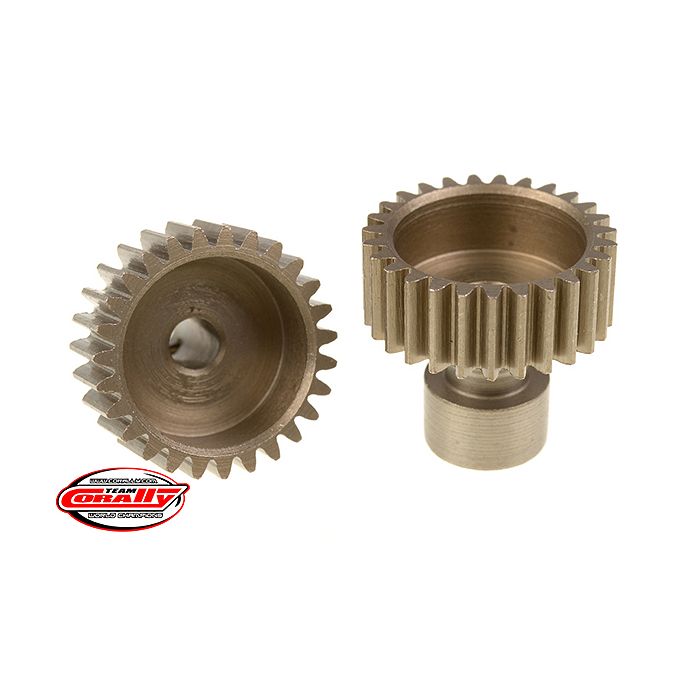Corally 48 Dp Pinion Long Boss Hardened Steel 27 Teeth Dia. 3.17mm