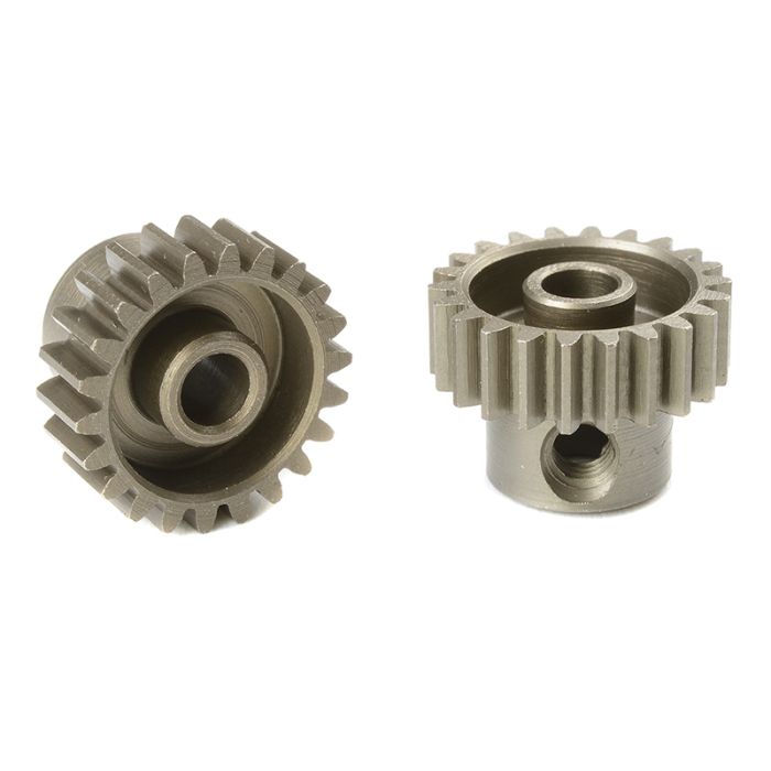 Corally 48 Dp Pinion Short Hardened Steel 22 Teeth Shaft Dia. 3.17mm