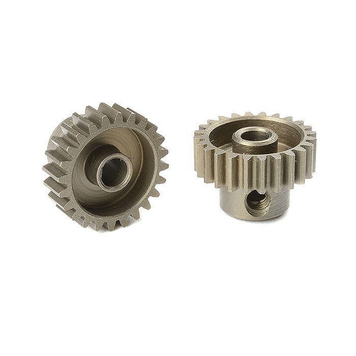 Corally 48 Dp Pinion Short Hardened Steel 24 Teeth Shaft Dia. 3.17mm