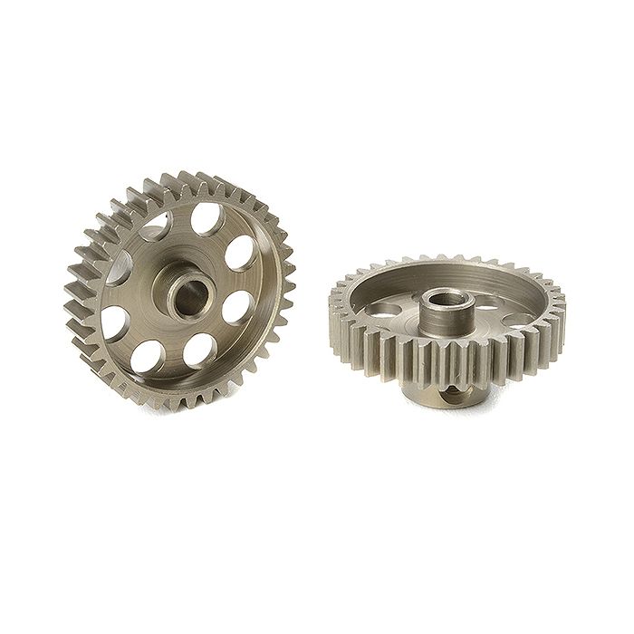 Corally 48 Dp Pinion Short Hardened Steel 37 Teeth Shaft Dia. 3.17mm