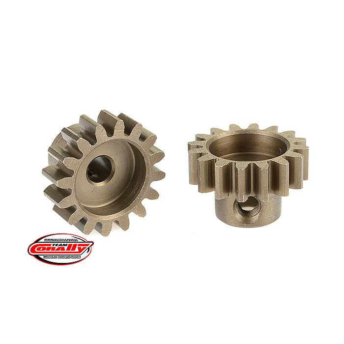 Corally 32 Dp Pinion Short Hardened Steel 16 Teeth Shaft Dia. 3.17mm