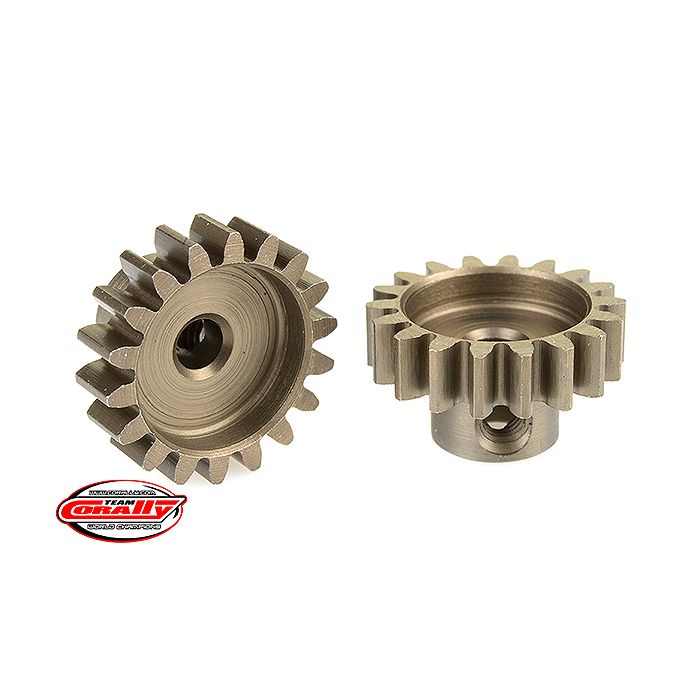 Corally 32 Dp Pinion Short Hardened Steel 18 Teeth Shaft Dia. 3.17mm