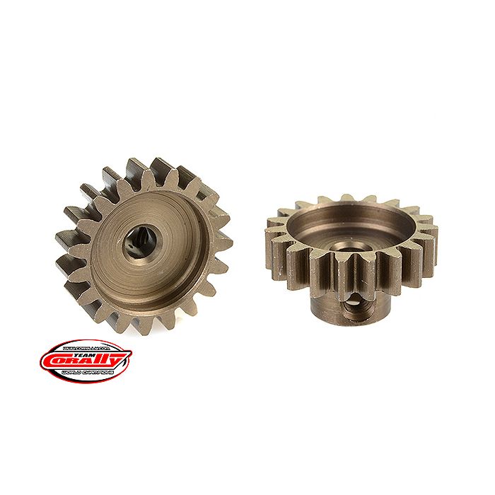 Corally 32 Dp Pinion Short Hardened Steel 19 Teeth Shaft Dia. 3.17mm