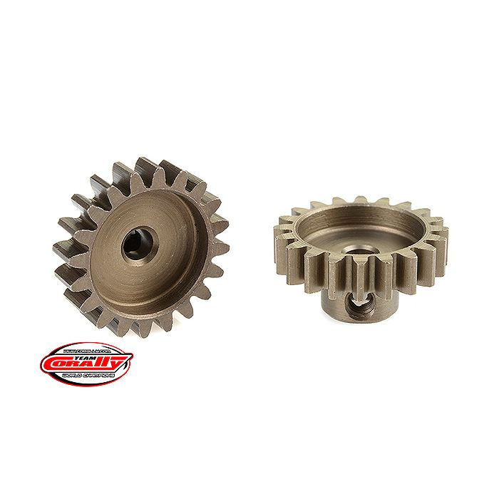 Corally 32 Dp Pinion Short Hardened Steel 20 Teeth Shaft Dia. 3.17mm