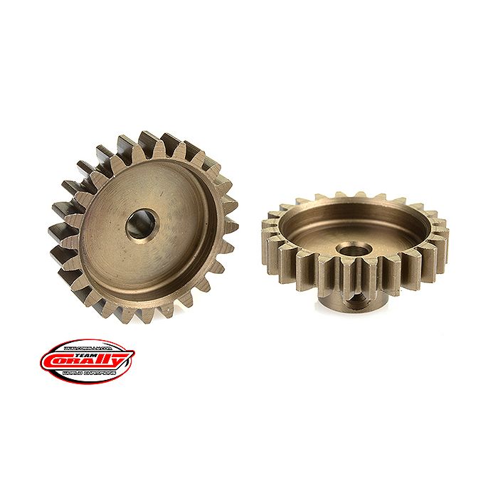 Corally 32 Dp Pinion Short Hardened Steel 24 Teeth Shaft Dia. 3.17mm