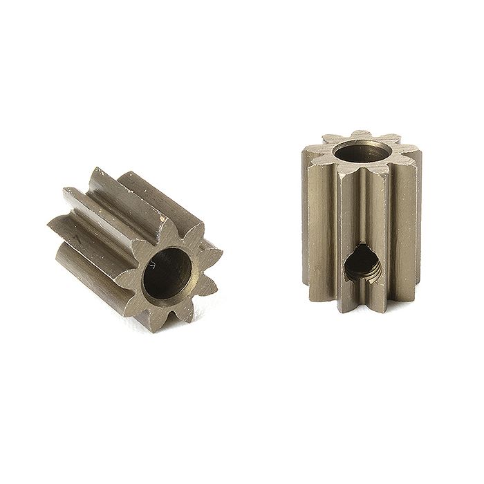 Corally M0.6 Pinion Short Hardened Steel 9 Teeth Shaft Dia. 3.17mm