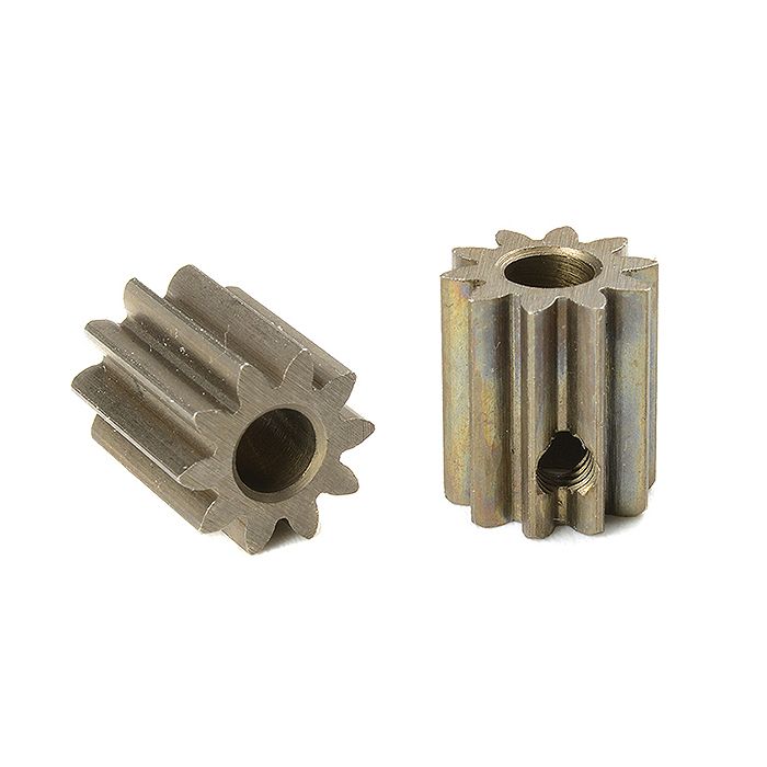 Corally M0.6 Pinion Short Hardened Steel 10 Teeth Shaft Dia. 3.17mm