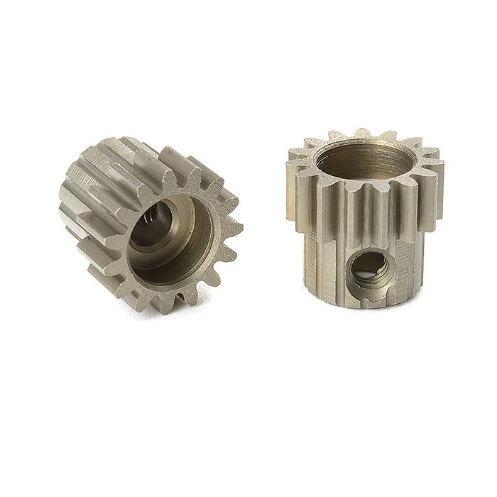 Corally M0.6 Pinion Short Hardened Steel 15 Teeth Shaft Dia. 3.17mm