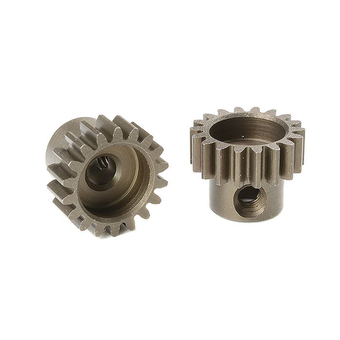 Corally M0.6 Pinion Short Hardened Steel 18 Teeth Shaft Dia. 3.17mm