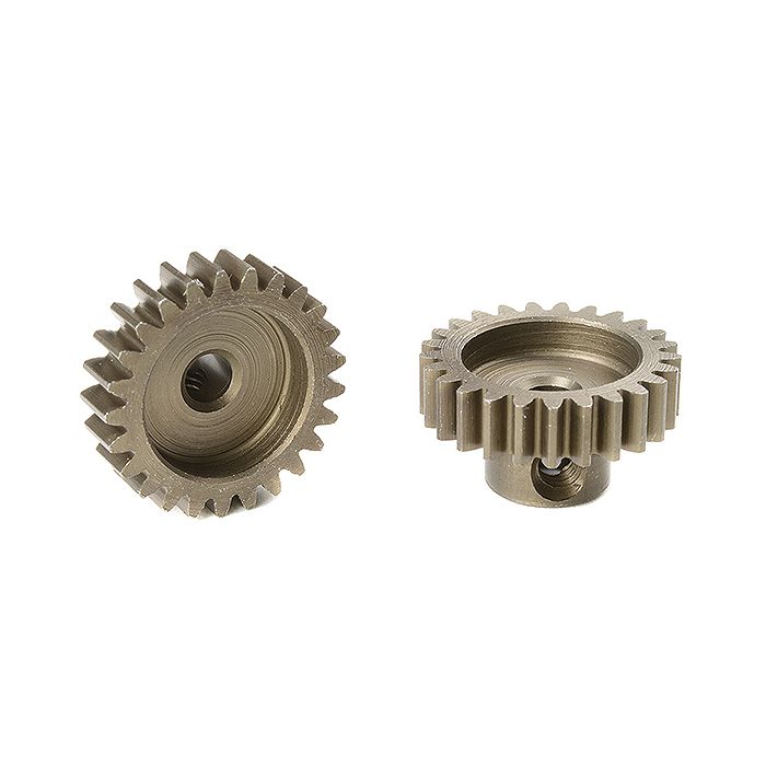 Corally M0.6 Pinion Short Hardened Steel 25 Teeth Shaft Dia. 3.17mm