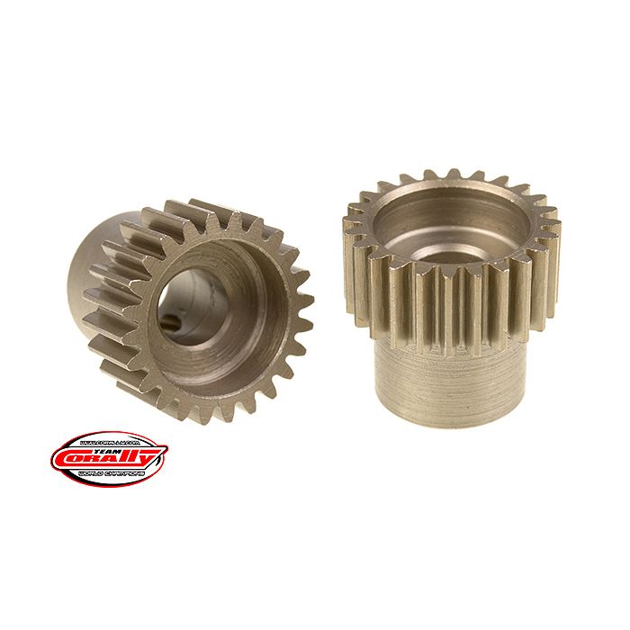Corally 48 Dp Pinion Short Hardened Steel 24 Teeth 5m
