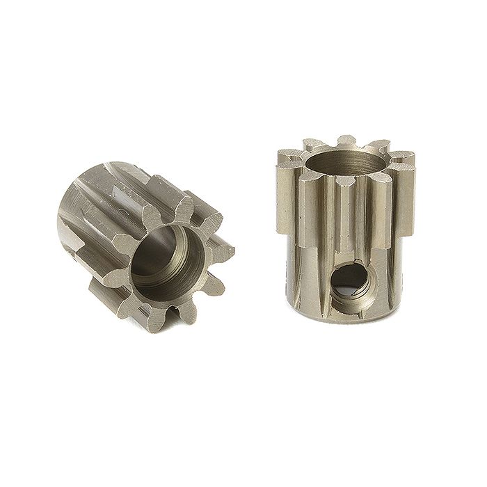 Corally M1.0 Pinion Short Hardened Steel 10 Teeth Shaft Dia. 5mm Mod1