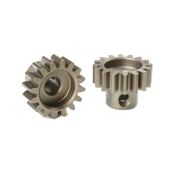 Corally M1.0 Pinion Short Hardened Steel 16 Teeth Shaft Dia. 5mm Mod1