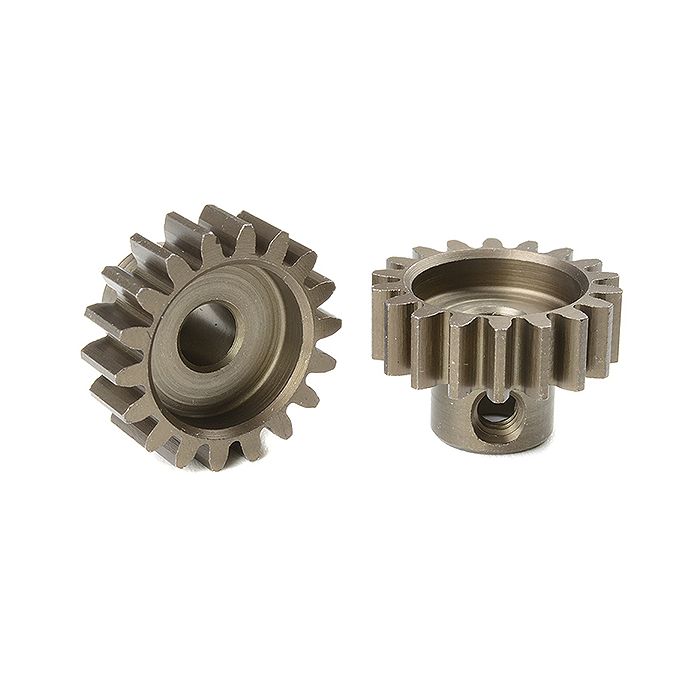 Corally M1.0 Pinion Short Hardened Steel 18 Teeth Shaft Dia. 5mm Mod1