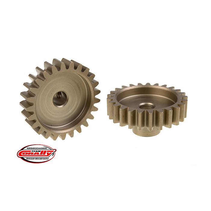 Corally M1.0 Pinion Short Hardened Steel 25 Teeth 5mm Mod1