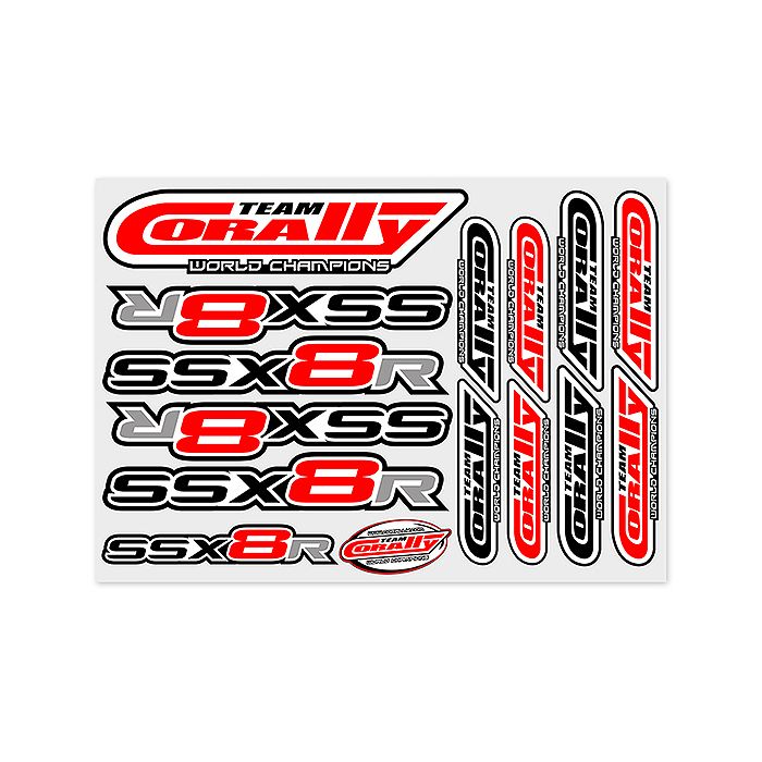 Corally Stickersheet Ssx8r Precut 210x148mm 1 Pc