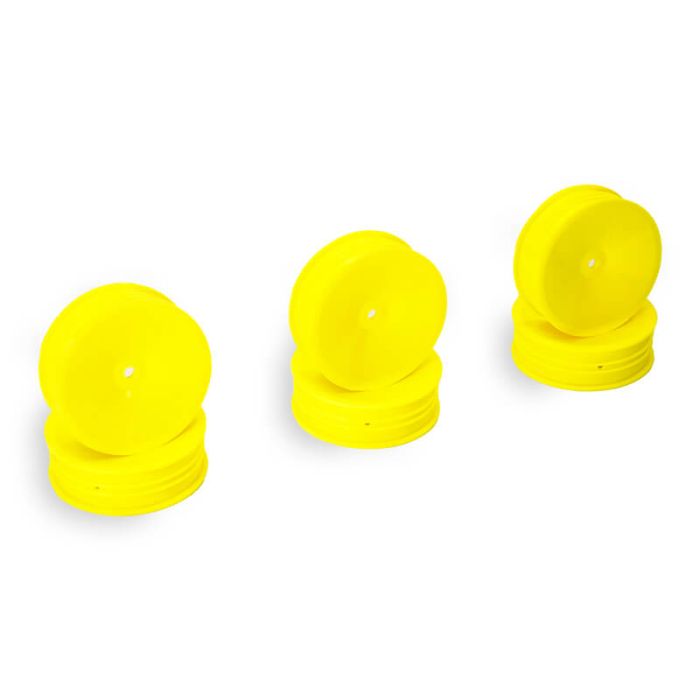 Centro 1/10 Dished Buggy Front 2WD Slim Wheel Yellow - 3 Prs