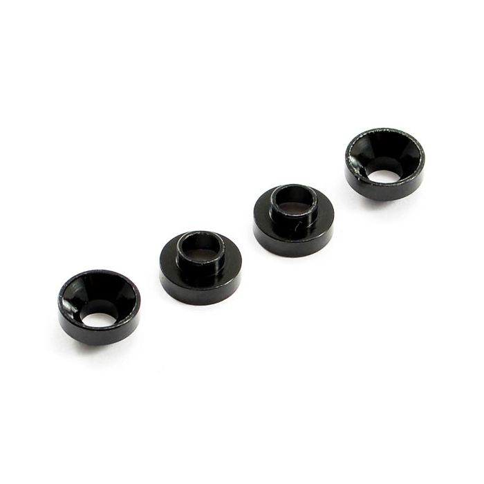 Centro Aluminium Servo Mount Collars (4) - Black