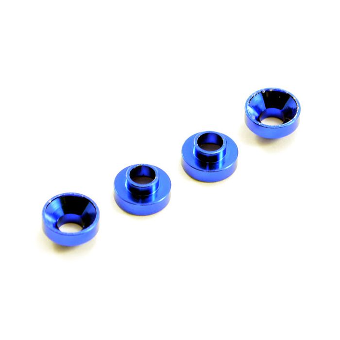 Centro Aluminium Servo Mount Collars (4) - Blue