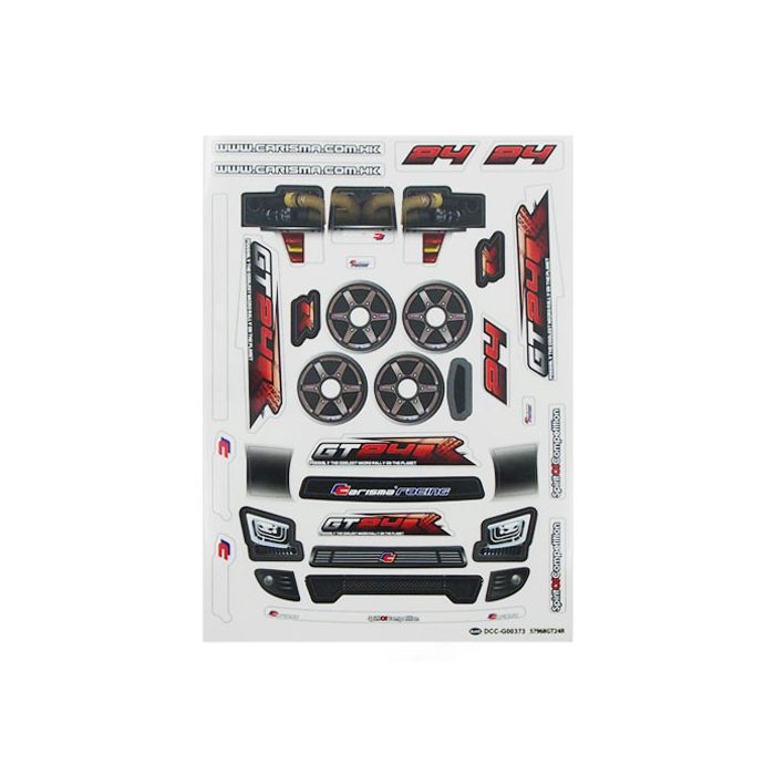 Carisma GT24R Rally Car Decal Sheet