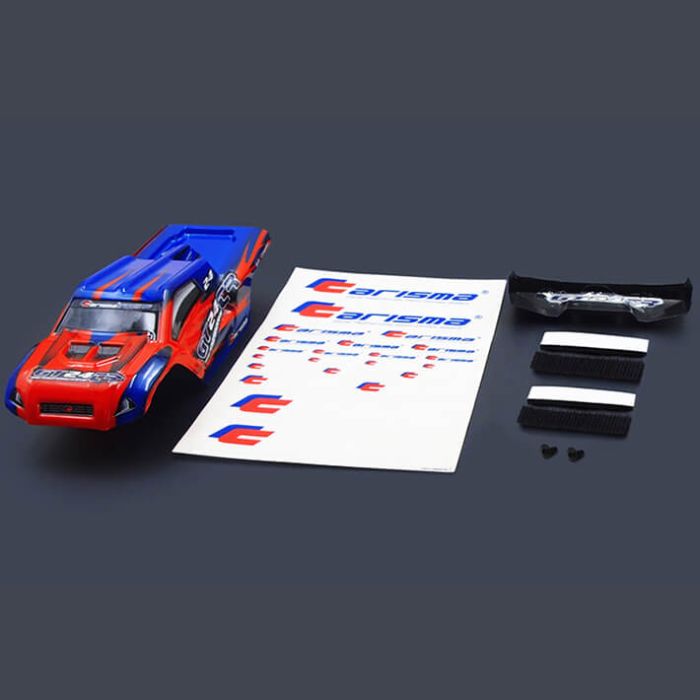 Carisma GT24TR Truggy Body Painted Body Set (Red/Blue)