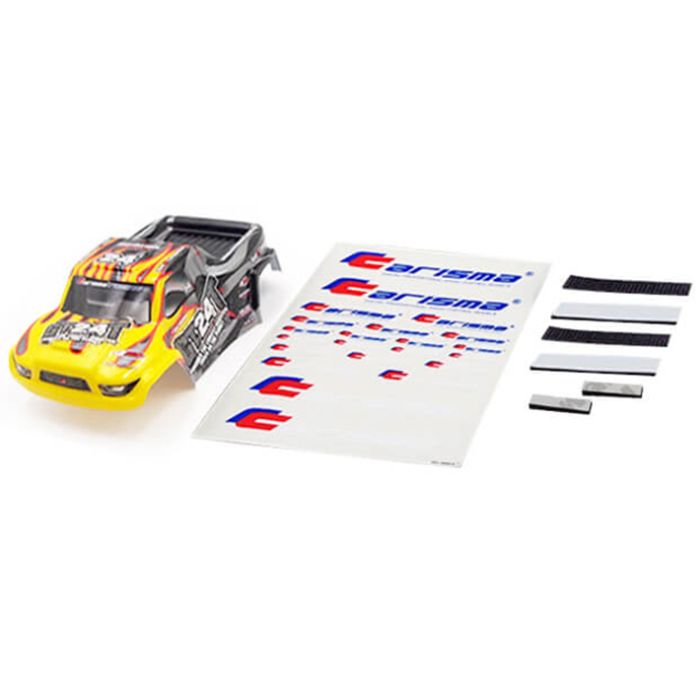 Carisma GT24T Truck Body Paint Ed Body Set (Yellow/Black)
