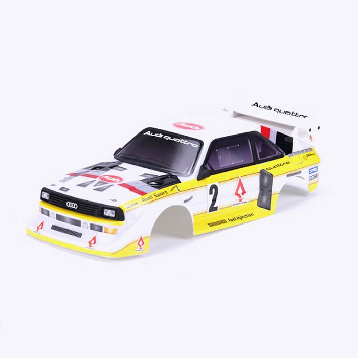 Carisma 1/24 GT24 Audi Sport Quattro S1 WRC RC Car Clear Body