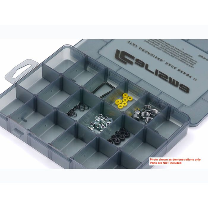 Carisma RC Parts Storage Box 18 Compartments 200x157x27mm