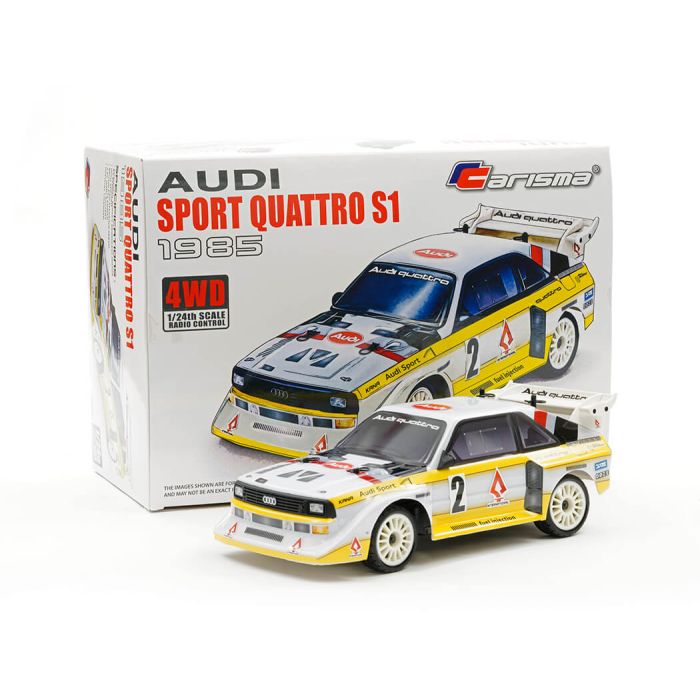Carisma 1/24 GT24 Audi Sport Quattro S1 WRC Brushless RTR RC Car