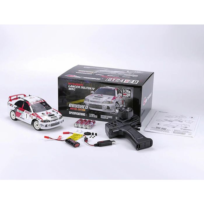 Carisma GT24 2.0 Mitsubishi Evo 4 Brushed Edition 1/24 RTR RC Car