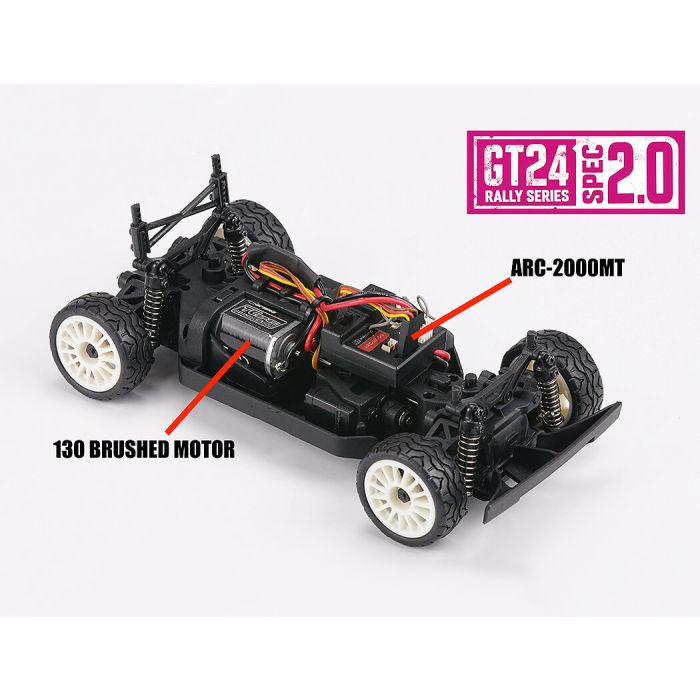 Carisma GT24 2.0 Mitsubishi Evo 4 Brushed Edition 1/24 RTR RC Car