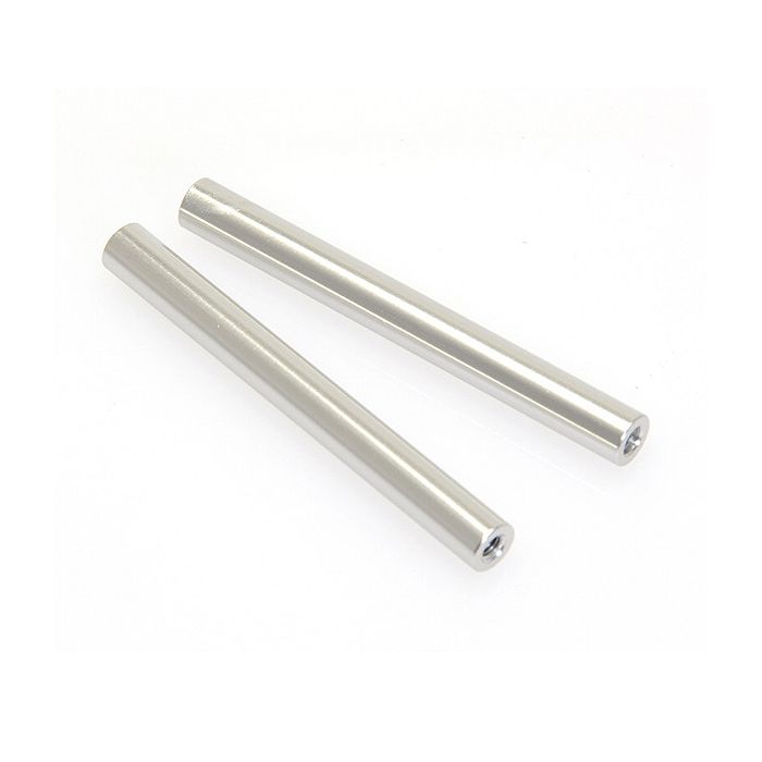 CEN Racing M3x57mm Threaded Aluminium Link (Silver Anodized) , 2pcs