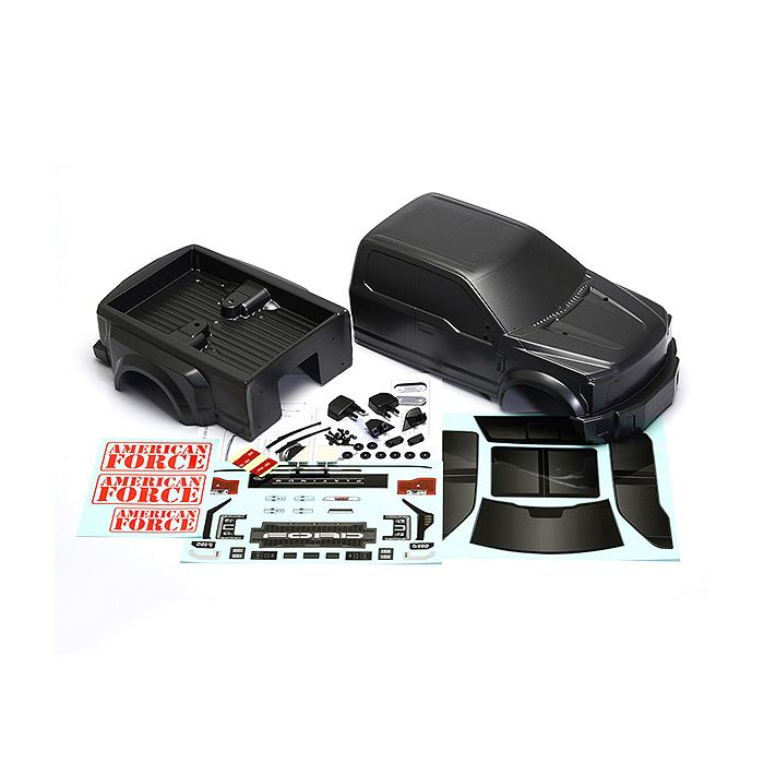 CEN Racing Ford F-450 SD Complete Body Set (Grey Titanium)