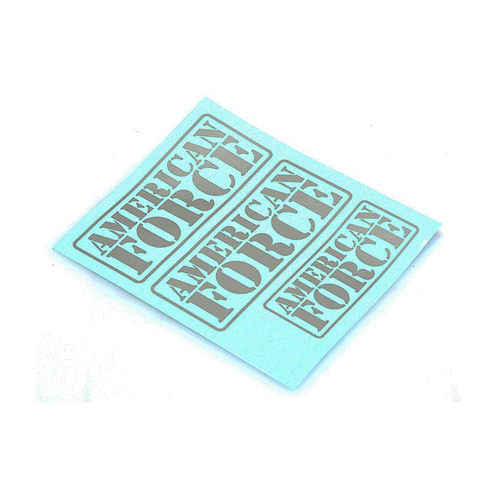 CEN Racing American Force Decal (Silver)