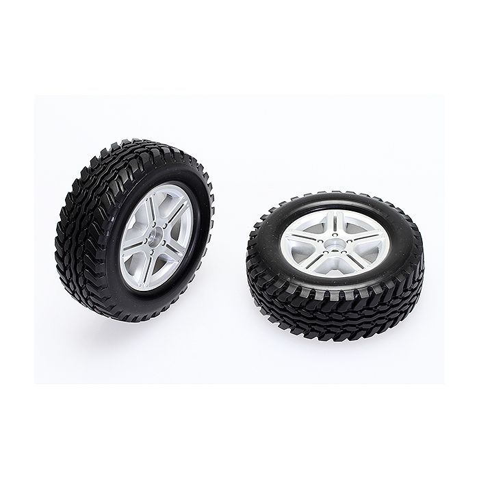 CEN Racing Scale Tires Set (Pre Glued , 91x34x56mm Hard Compound)