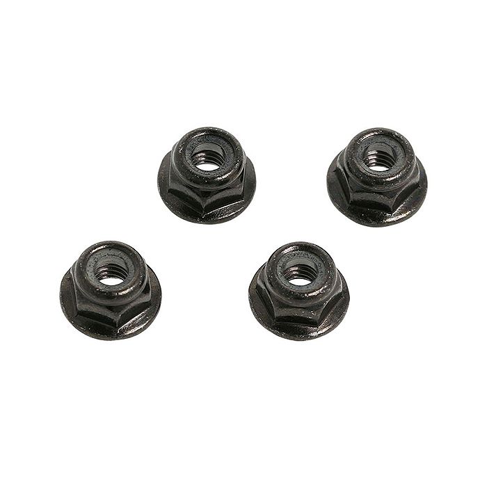 CEN M4 Ri+B427bbed Flange Lock Nut (4pcs)