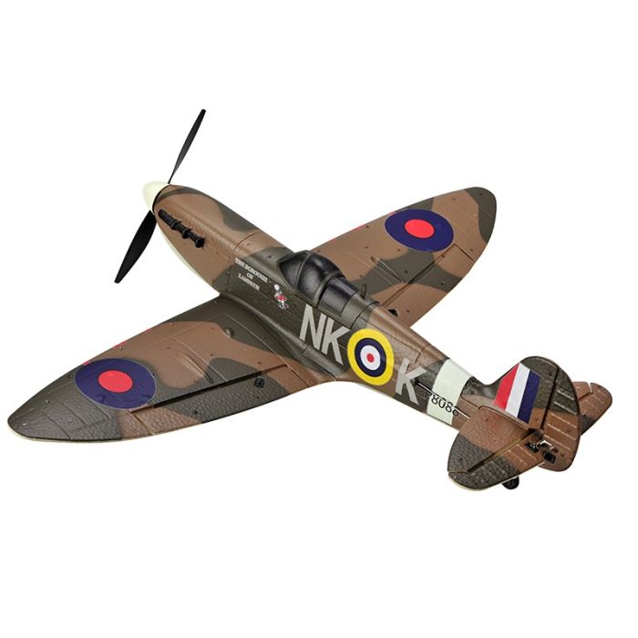 Top RC Hobby Spitfire (NKK) RTF Ready-To-Fly RC Model Plane (450mm) (Mode 1)