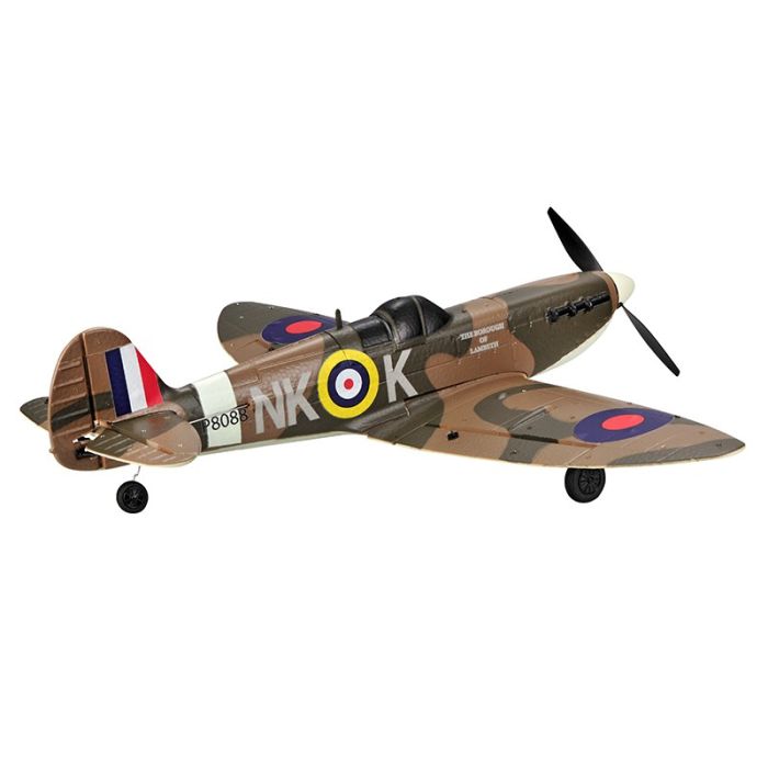 Top RC Hobby Spitfire (NKK) RTF Ready-To-Fly RC Model Plane (450mm) (Mode 1)