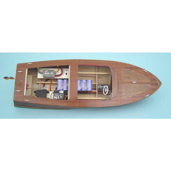 Aero-Naut Classic Sport Radio Control Power Boat Wooden Kit 