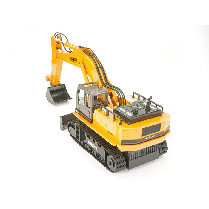 Huina 1/16 RC Excavator Digger w/Metal Bucket, Lights, Sound