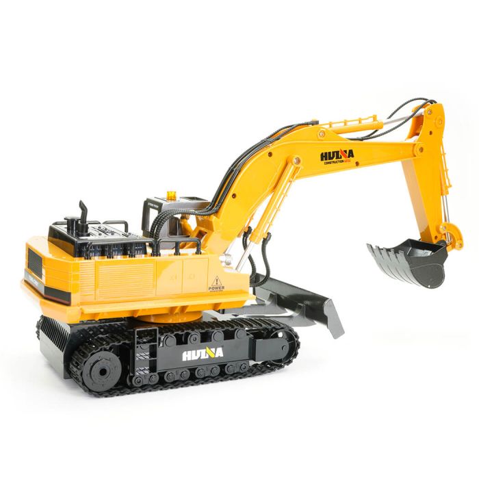 Huina 1/16 RC Excavator Digger w/Metal Bucket, Lights, Sound