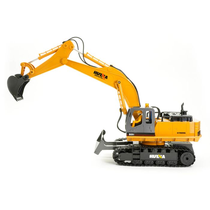 Huina 1/16 RC Excavator Digger w/Metal Bucket, Lights, Sound
