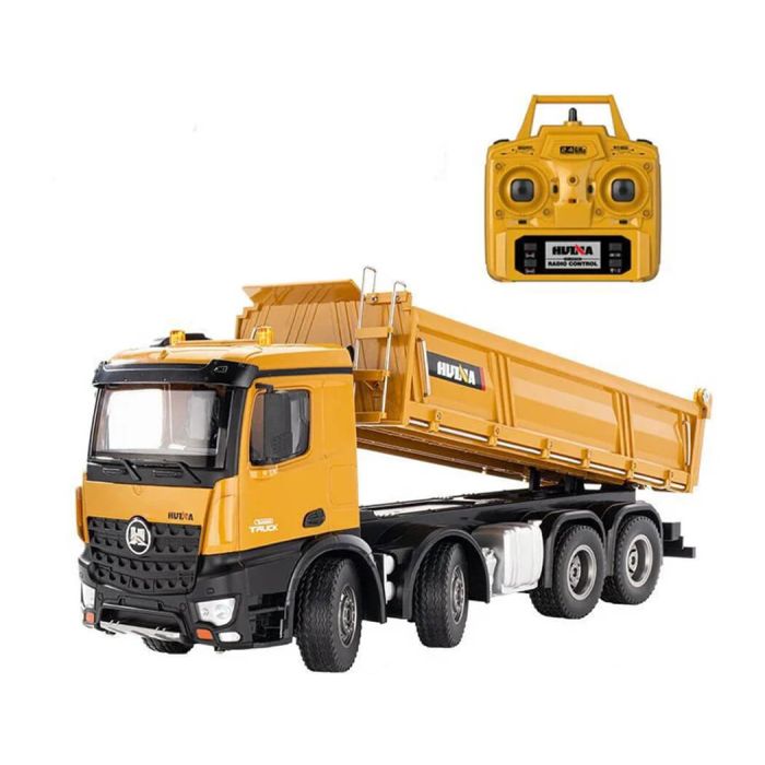 Huina RC 1:14 Tipper Dump Truck 12 Channel 8 Wheel Lorry w/ Metal Parts
